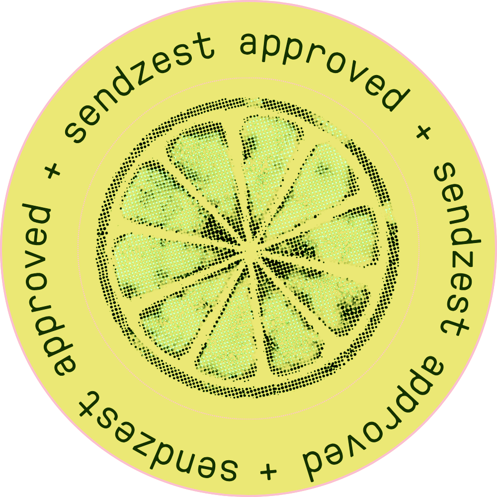 SendZest Approved Sticker